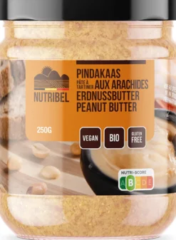 Nutribel Pindakaas Bio (250 gr)
