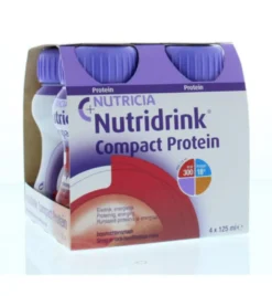 Nutridrink Compact Protein Rode Vruchten (4 X 125 gr)