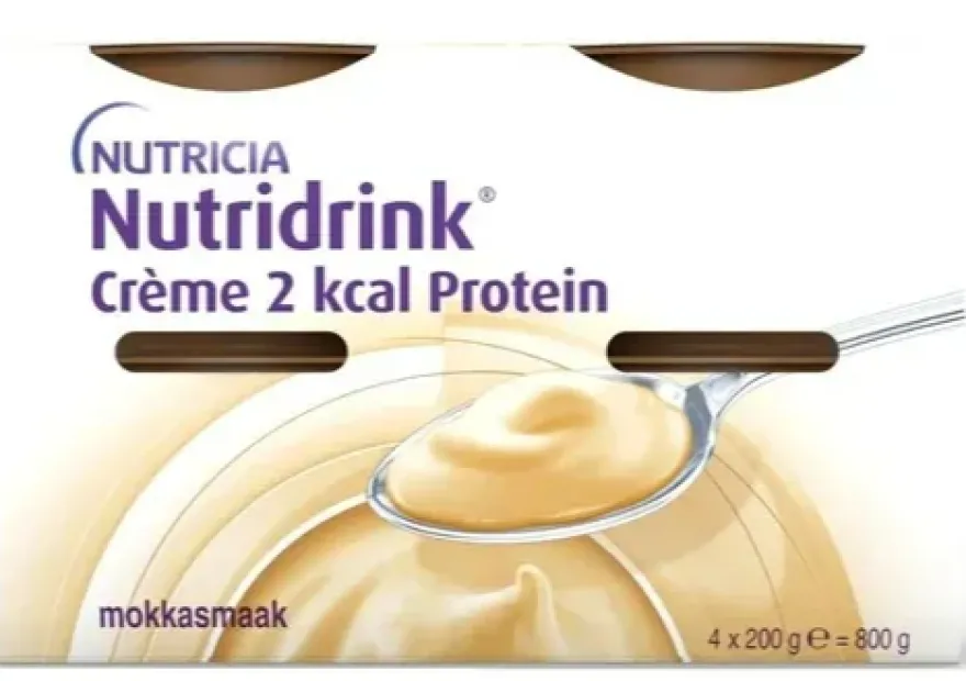 Nutridrink Crème 2 Kcal Protein Mokkasmaak (800 gr)