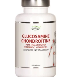 Nutrivian Glucosamine Chondoitine Msm Hyaluron Vit D3/C (100 tabletten)
