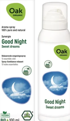 Oak Organic Good Night Relaxerende Omgevingsspray (100 ml)