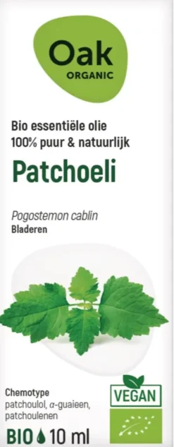 Oak Organic Patchoeli Olie (10 ml)