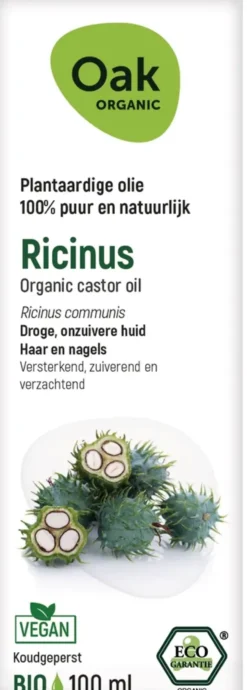 Oak Organic Ricinus Olie (100 ml)