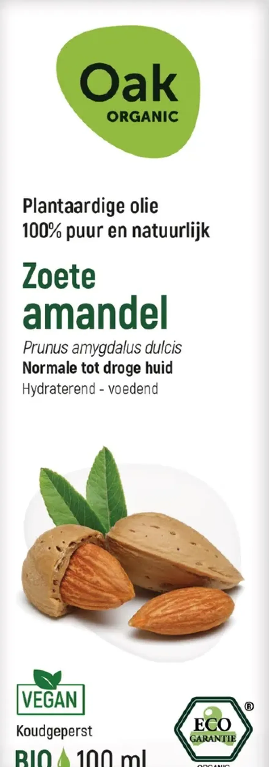 Oak Organic Zoete Amandel Olie (100 ml)