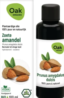 Oak Organic Zoete Amandel Olie (100 ml)