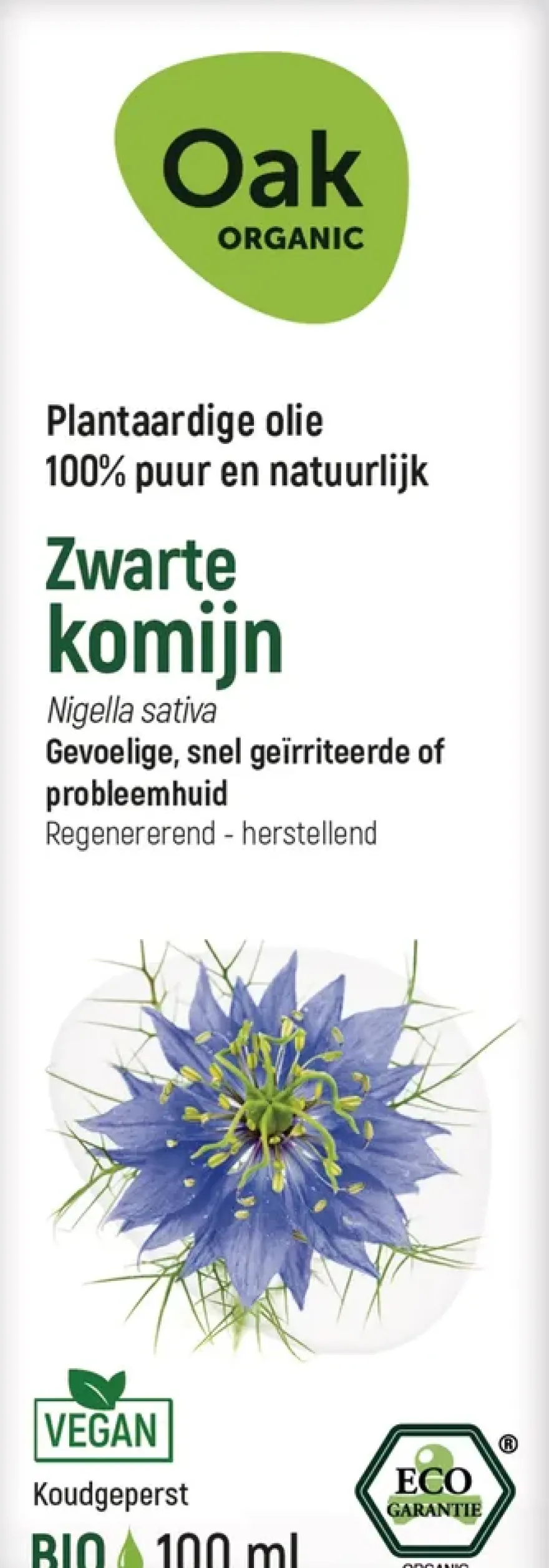 Oak Organic Zwarte Komijn Olie (100 ml)