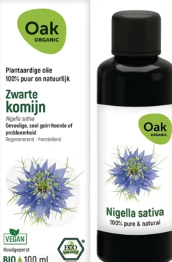 Oak Organic Zwarte Komijn Olie (100 ml)