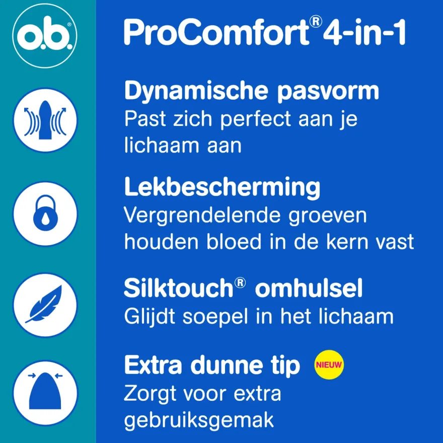 Ob Tampons Comfort Advanced Super Plus (16 stuks)