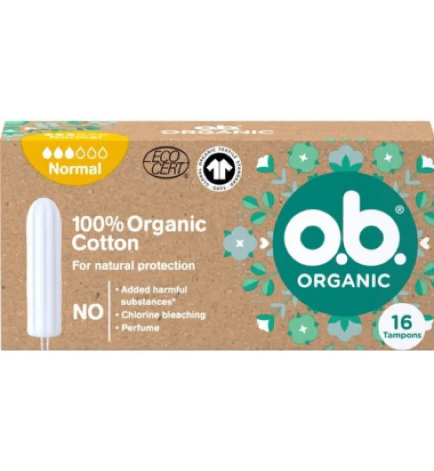 Ob Tampons organic normal (16 stuks)