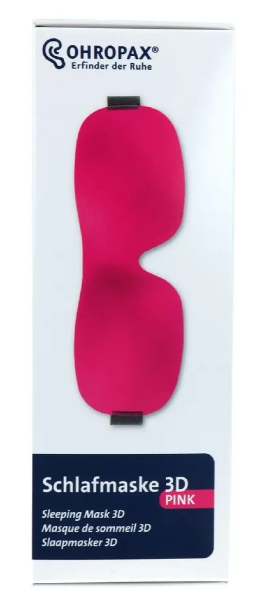 Ohropax Slaapmasker 3d Roze (1 stuk)