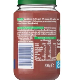 Olvarit Appel aardbei banaan 8M56 (200 gr)