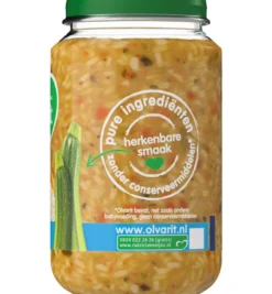 Olvarit Courgette witvis rijst 8M13 (200 gr)