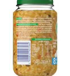 Olvarit Courgette witvis rijst 8M13 (200 gr)