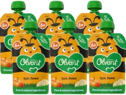 Olvarit 6m+ Appel Banaan Knijpfruit (100 gr)