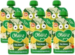 Olvarit 6m+ Peer Banaan Knijpfruit (100 gr)
