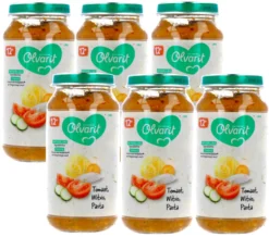 Olvarit 12+m Tomaat Witvis Pasta (250 gr)