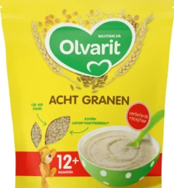 Olvarit Ontbijtpap 8granen 12+ maanden (200 gr)