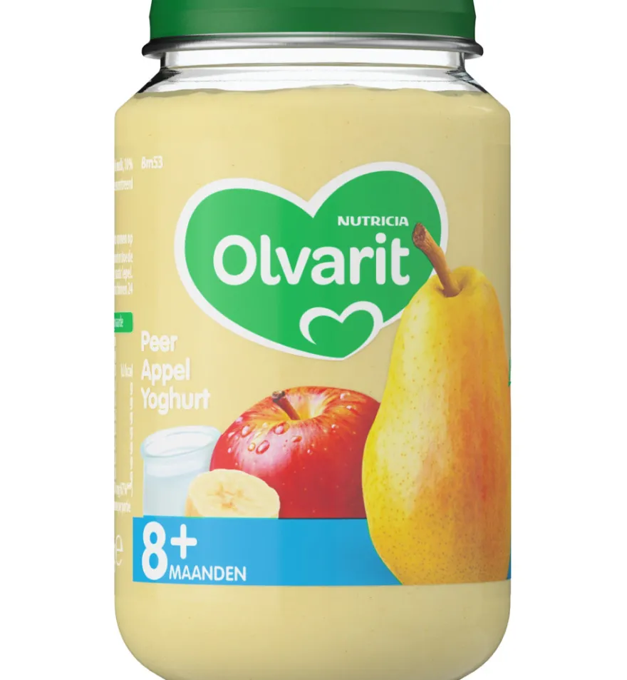 Olvarit Peer appel yoghurt 8M53 (200 gr)
