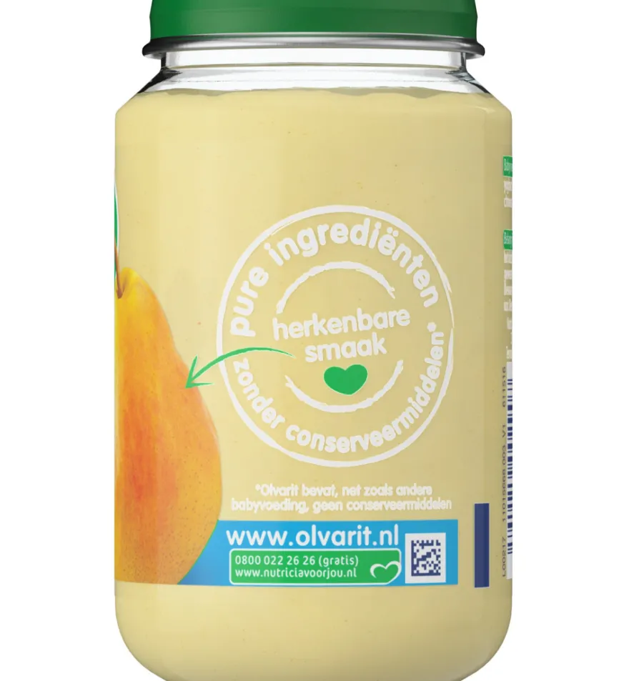 Olvarit Peer appel yoghurt 8M53 (200 gr)