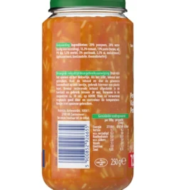 Olvarit Pompoen kip pasta 12M06 (250 gr)
