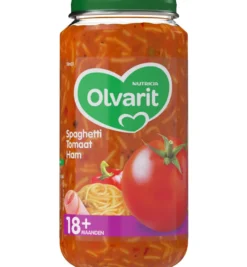 Olvarit Spaghetti tomaat ham 18M03 (250 gr)