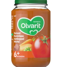 Olvarit Tomaat rundvlees aardappel wortel (200 gr)