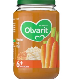 Olvarit Wortel kip rijst 6M03 (200 gr)