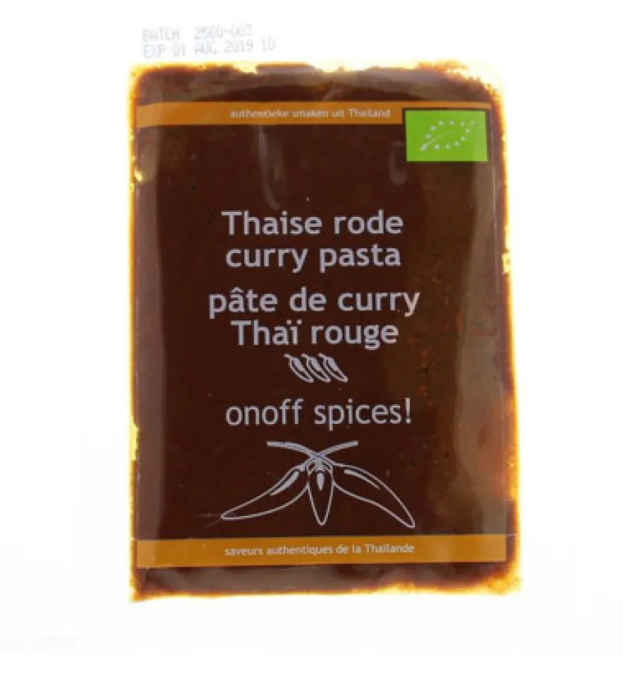Onoff Thaise Rode Currypasta Bio (50 gr)
