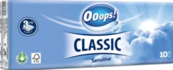 Ooops! Tissues Classic Sensitive 10 X (10 x 10 Stuks)