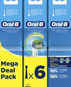 Oral B Opzetborstels – Precision Clean 2+2+2 (6 stuks)