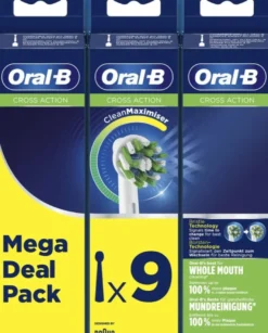Oral B Oral-b Cross Action Clean Maximiser Opzetborstels (9 stuks)