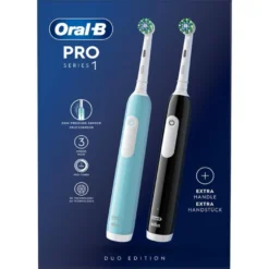 Oral B Tandenborstel Elektr Pro TQ Black & White (2 stuks)