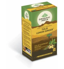Organic India Tulsi Lemon Ginger Thee Bio (25 stuks)