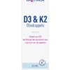 Orthica D3 & K2 oliedruppels (25 ml)