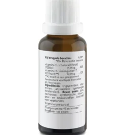 Orthica D3 & K2 oliedruppels (25 ml)
