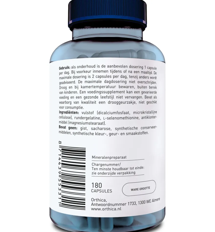 Orthica L-Selenomethionine-100 (180 capsules)