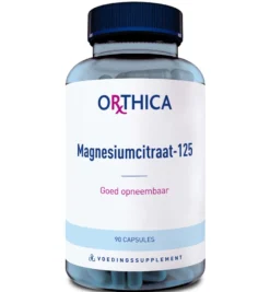 Orthica Magnesium citraat 125 (90 capsules)