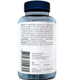 Orthica Magnesium citraat 125 (90 capsules)