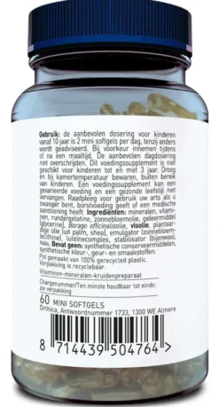 Orthica Multi Tiener Mini Softgels (60 softgels)