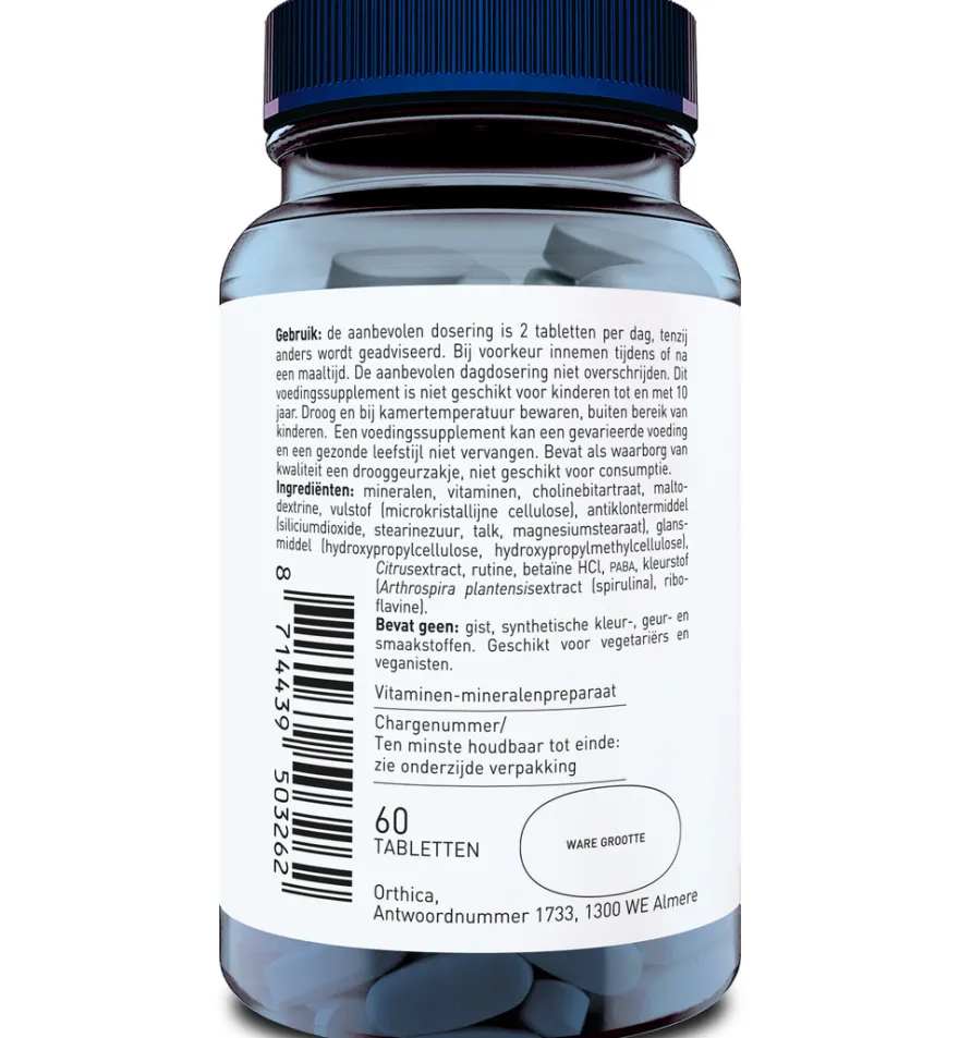 Orthica Multi Vegan (60 tabletten)