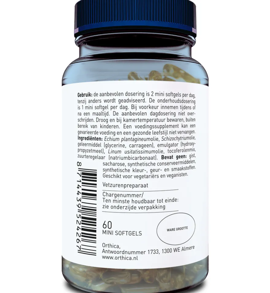 Orthica Omega 3 Vegan (60 softgels)