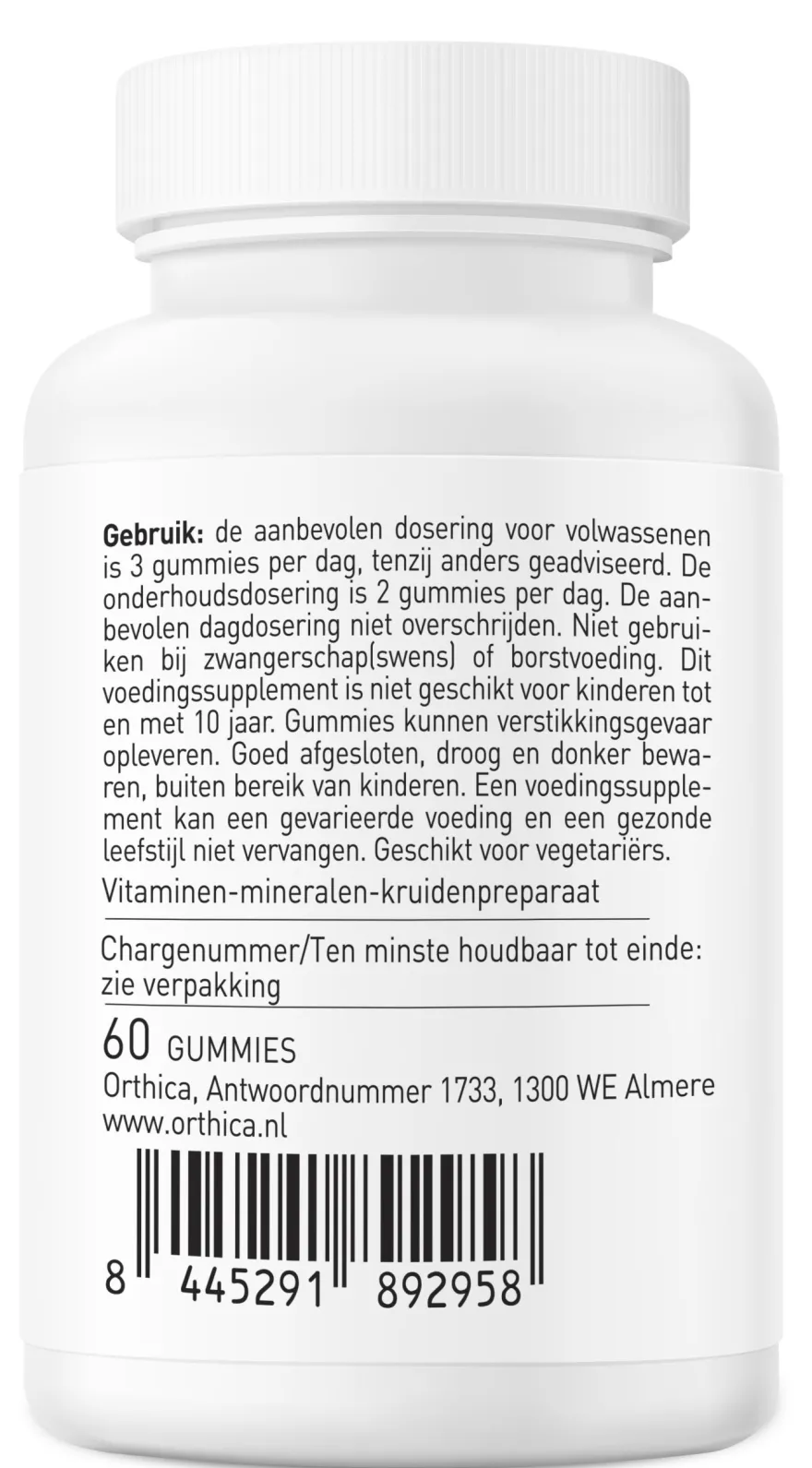 Orthica Weerstand Gummies (60 stuks)