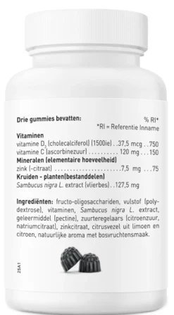 Orthica Weerstand Gummies (60 stuks)