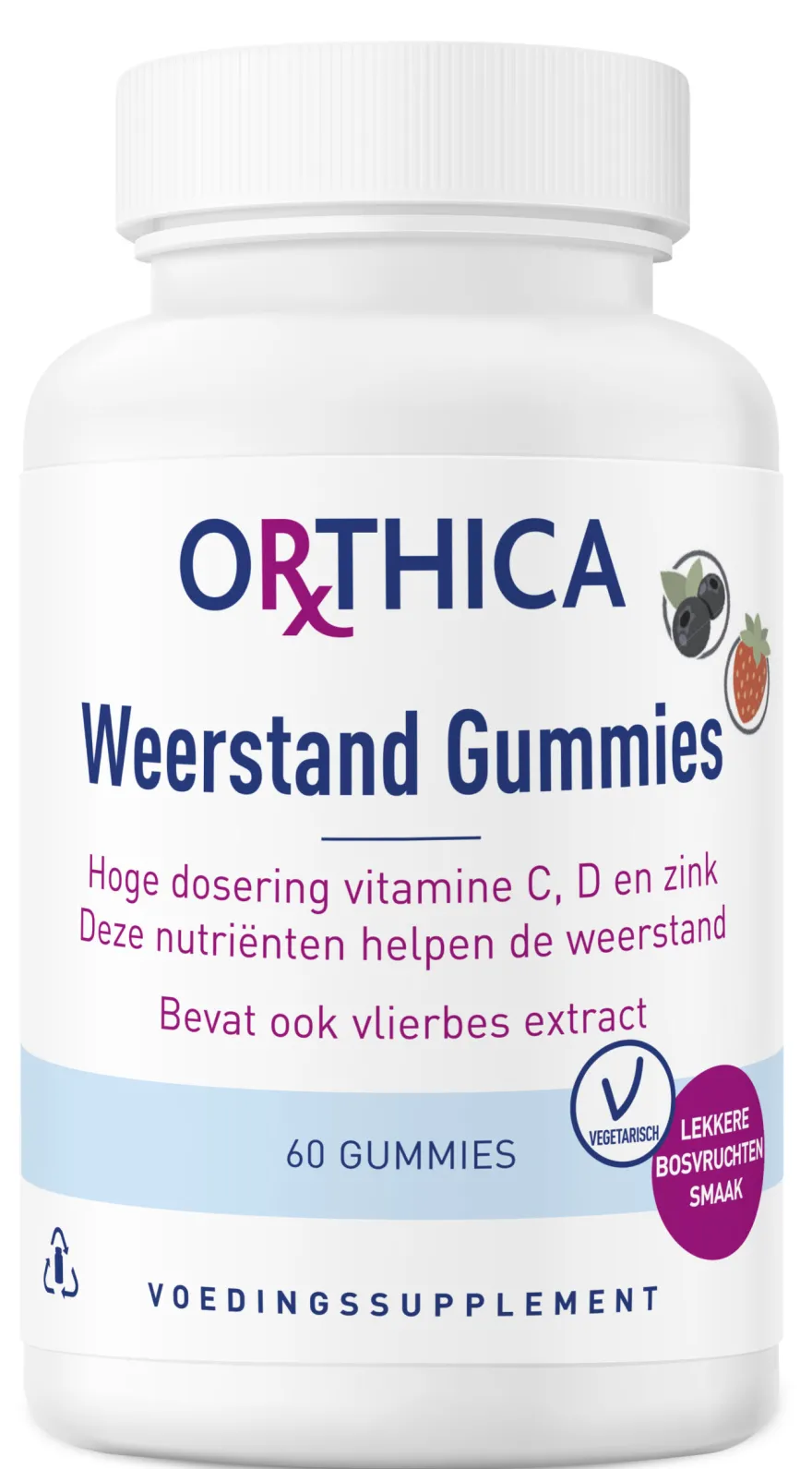 Orthica Weerstand Gummies (60 stuks)
