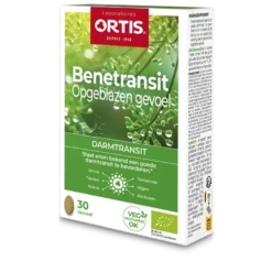 Ortis Benetransit Opgeblazen Gevoel Bio (2 x 15 tabletten)