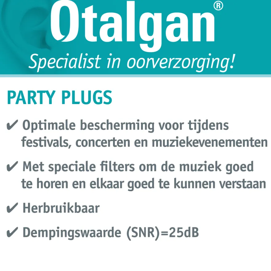 Otalgan Party Plugs (1 paar)