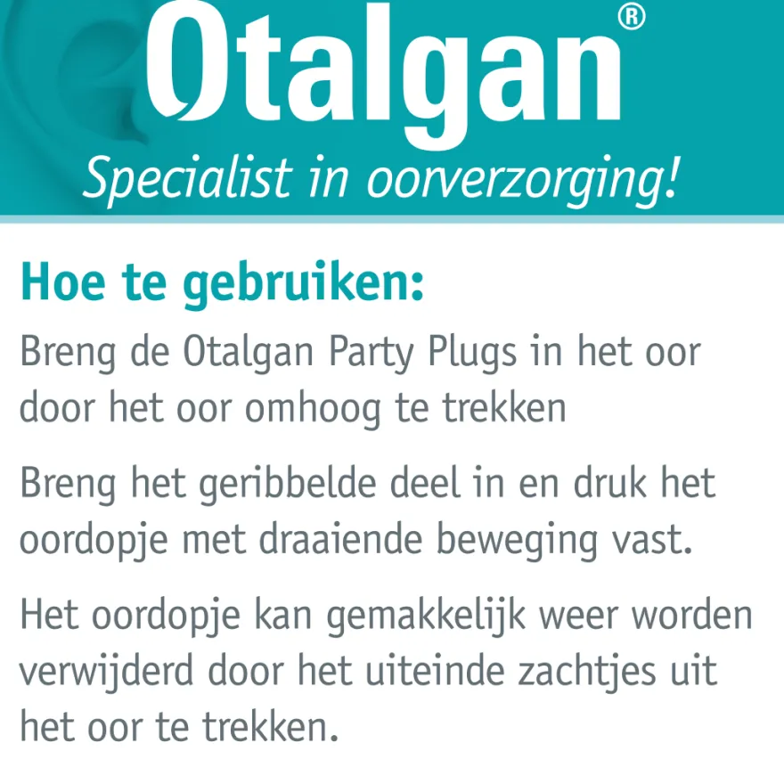 Otalgan Party Plugs (1 paar)