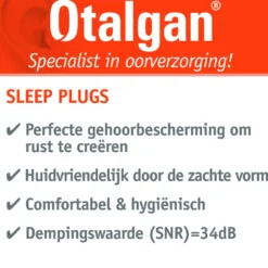 Otalgan Sleep Plugs Voordeelpak (10 paar)