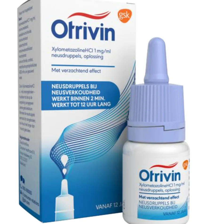 Otrivin Druppels 1mg Verzachtend (10 ml)