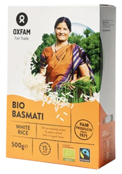 Oxfam Basmati Rijst Fairtrade Bio (500 gr)